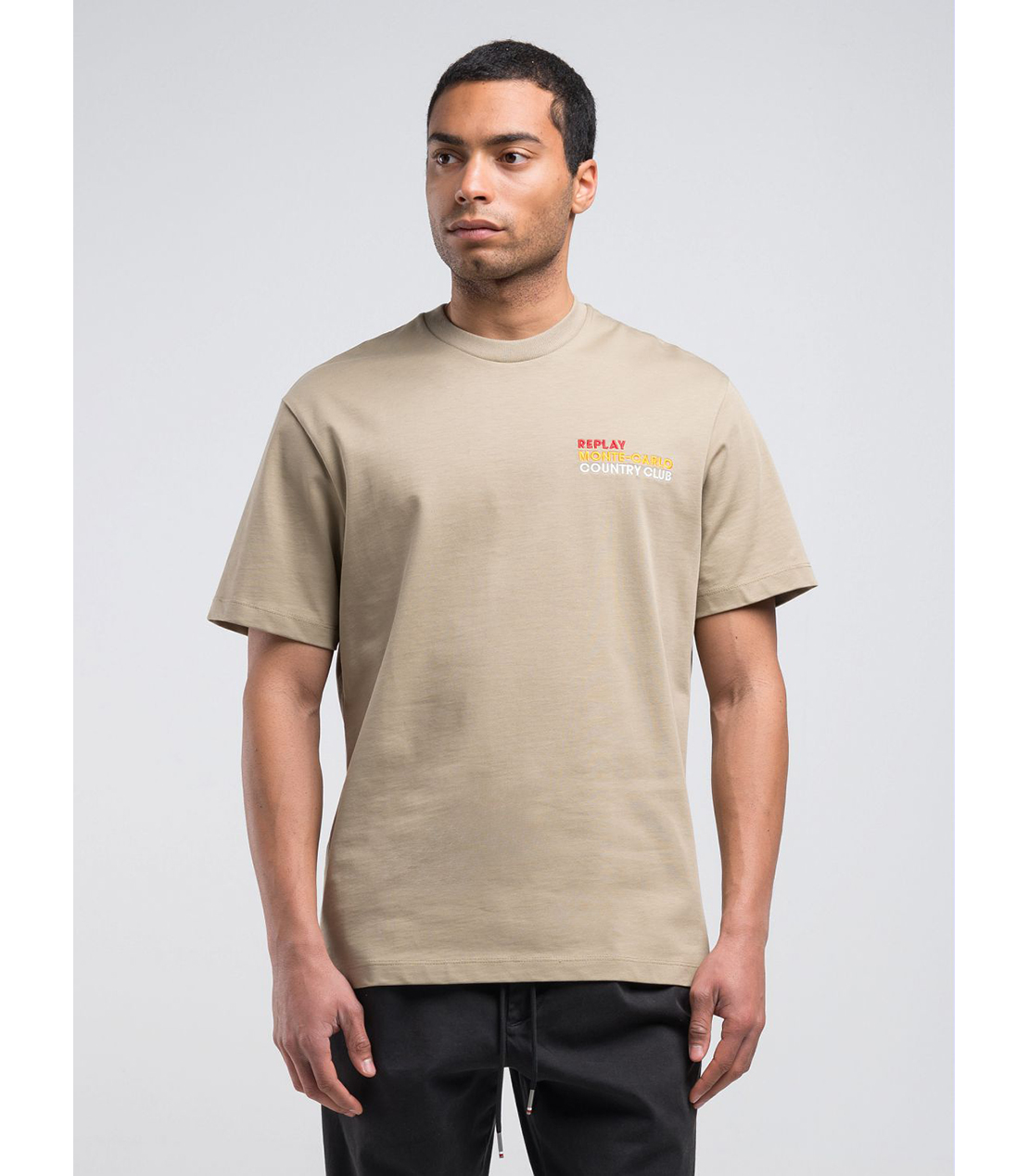 モンテカルロカントリークラブコレクションプリントTシャツ 詳細画像 カーキ 2